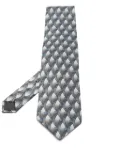 Lanvin Pre-Owned printed silk tie - Grey