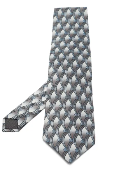 Lanvin Pre-Owned ربطة عنق حرير مطبوعة