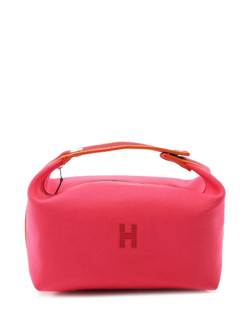 Hermès Pre-Owned 2020-2025 Large Toile Bride A Brac vanity bag - ピンク Hermès Pre-Owned 2020-2025 Large Toile Bride A Brac vanity bag - ピンク