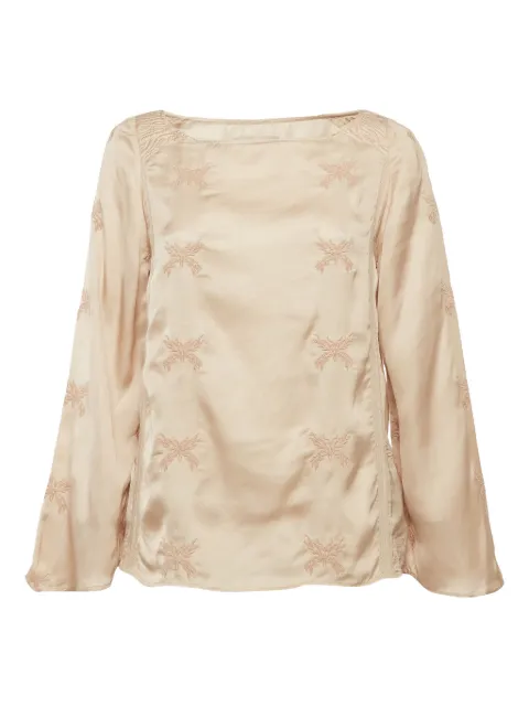 Zadig&Voltaire pre-owned embroidered bell-sleeve blouse