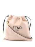 Fendi Pre-Owned 2010-2024 Small Leather Logo Drawstring crossbody bag - Pink