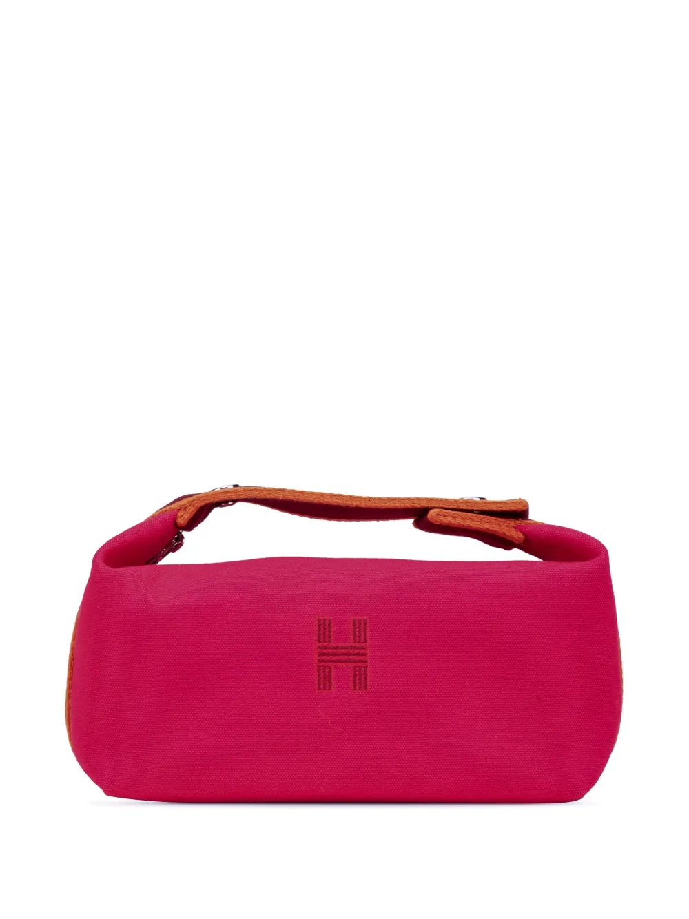 Hermès Pre-Owned 2020-2025 Small Toile Bride A Brac vanity bag - ピンク Hermès Pre-Owned 2020-2025 Small Toile Bride A Brac vanity bag - ピンク
