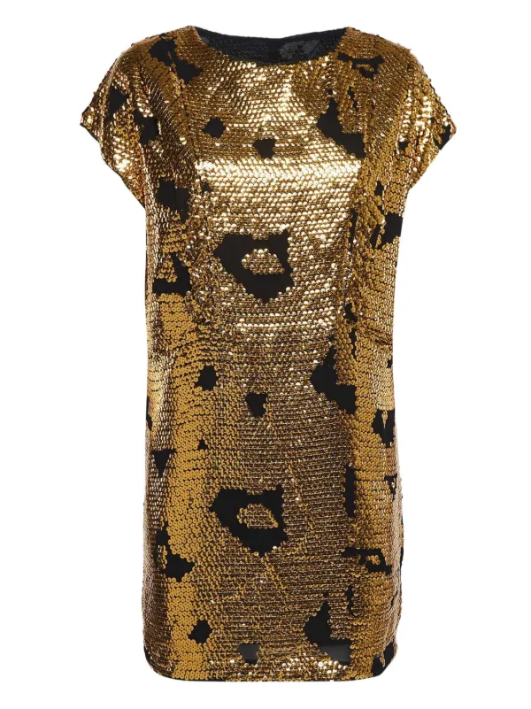 See By Chlo Vintage Sequin-embellished Dress - Gold See By Chlo Vintage Sequin-embellished Dress - Gold