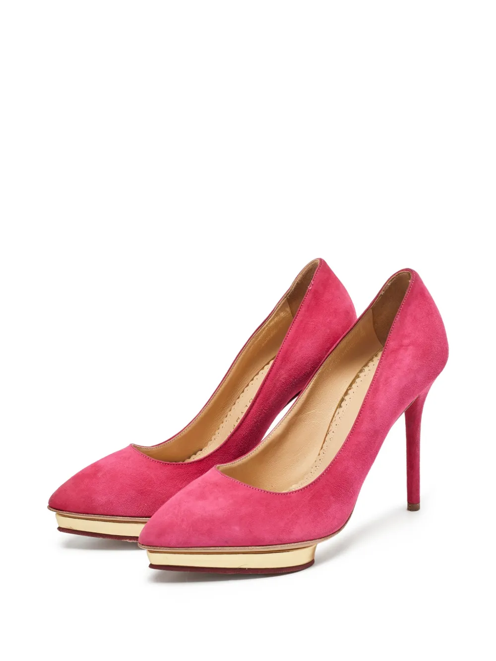 Charlotte Olympia escarpins en daim à talon 105 mm | Image 2
