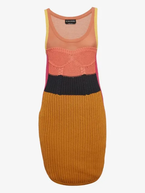 Sonia Rykiel Pre-Owned vestido con diseño color block