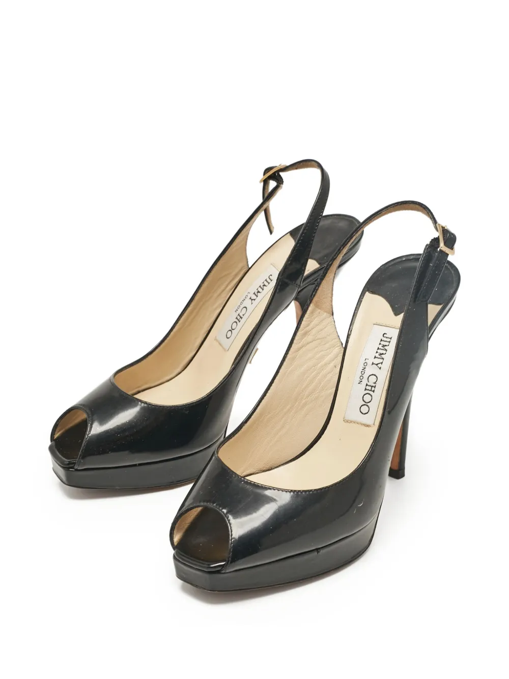 Jimmy Choo Pre-Owned 120mm leather heeled sandals | Image 2