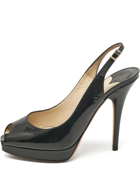 Jimmy Choo Pre-Owned 120mm leather heeled sandals