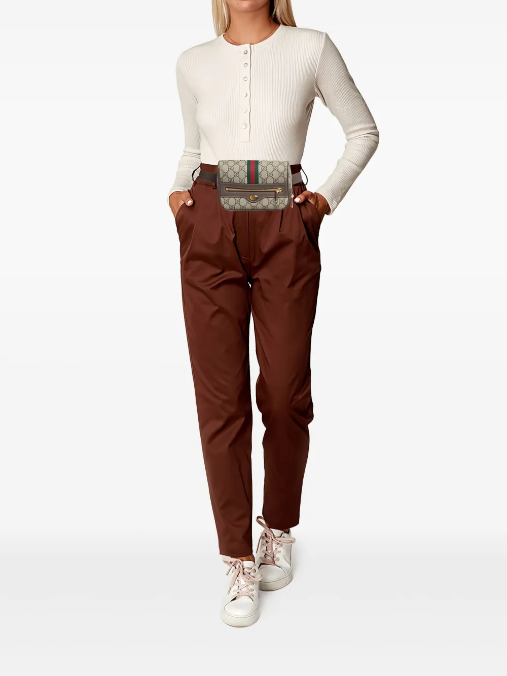 Gucci Pre-Owned Ophidia GG Supreme belt bag | Pre-Owned | Image 2