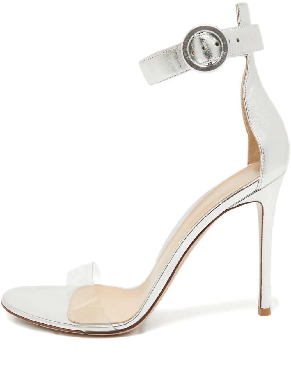 Gianvito Rossi 2024 Portofino Sandalen 110mm - Silber