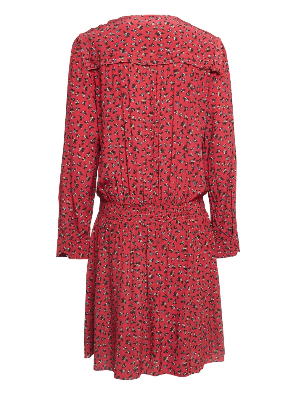 Zadig&Voltaire Pre-owned jurk met bloemenprint en lange mouwen - Rood