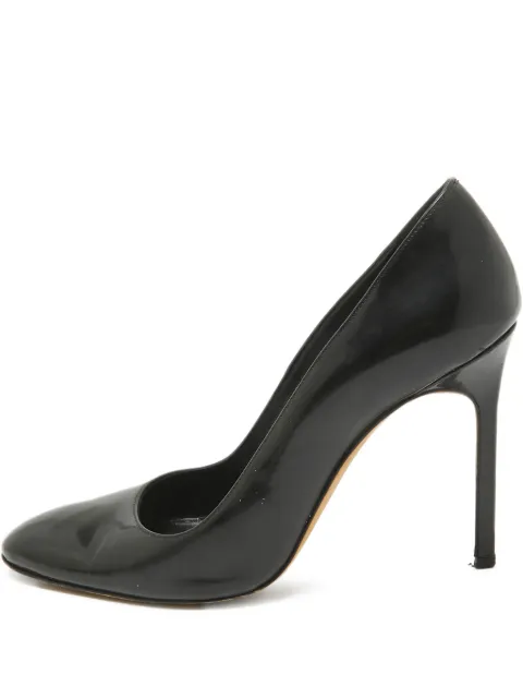 Manolo Blahnik zapatillas de archivo con puntera en punta y tacón de 100mm