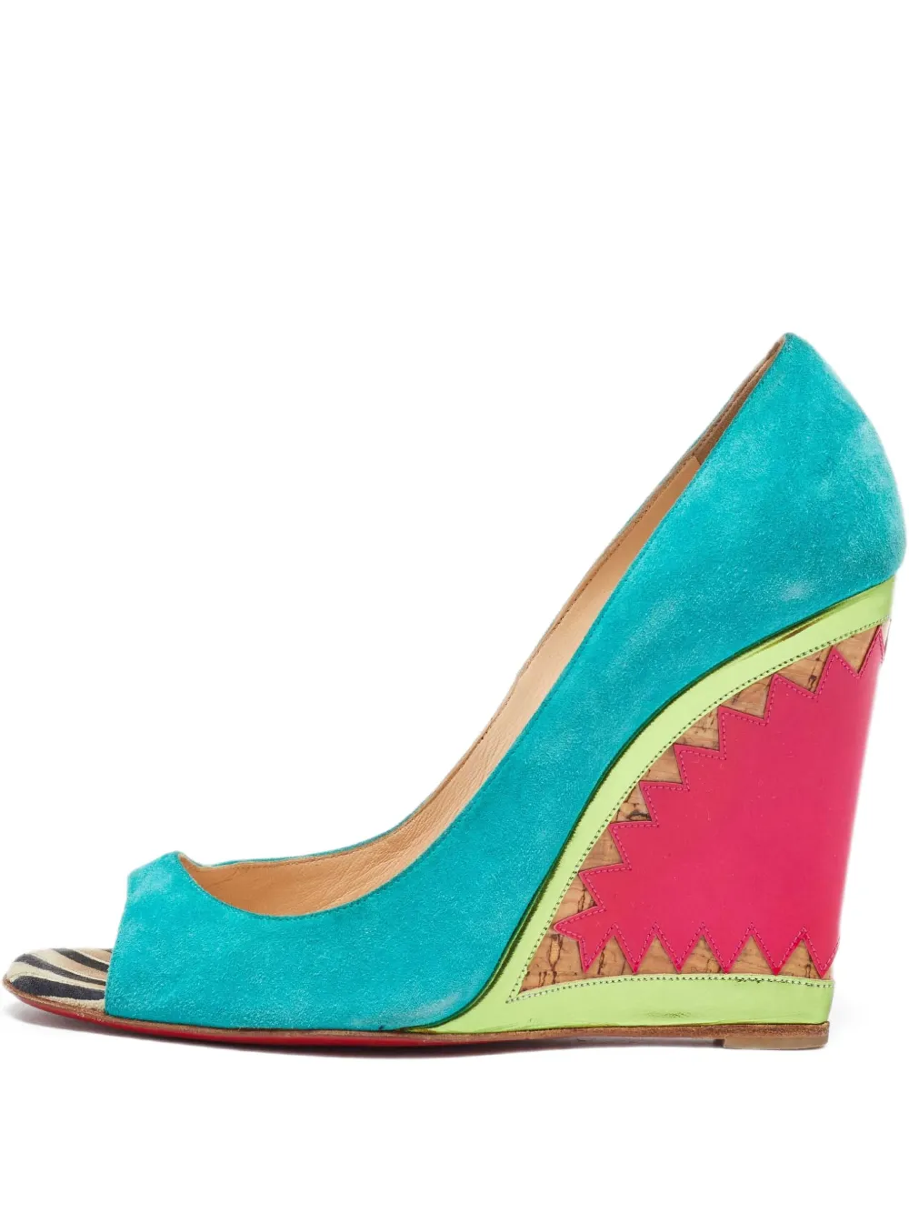 Pre-owned Christian Louboutin 110mm Miramar Sandals