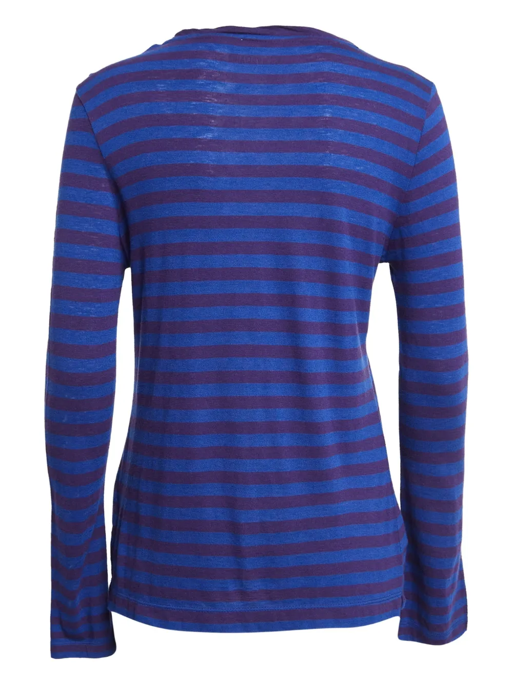 Pre-owned Zadig & Voltaire Striped Long-sleeve T-shirt In Blue