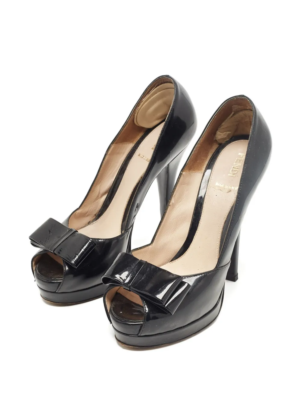 Fendi Pre-Owned 145 mm leren pumps - Zwart