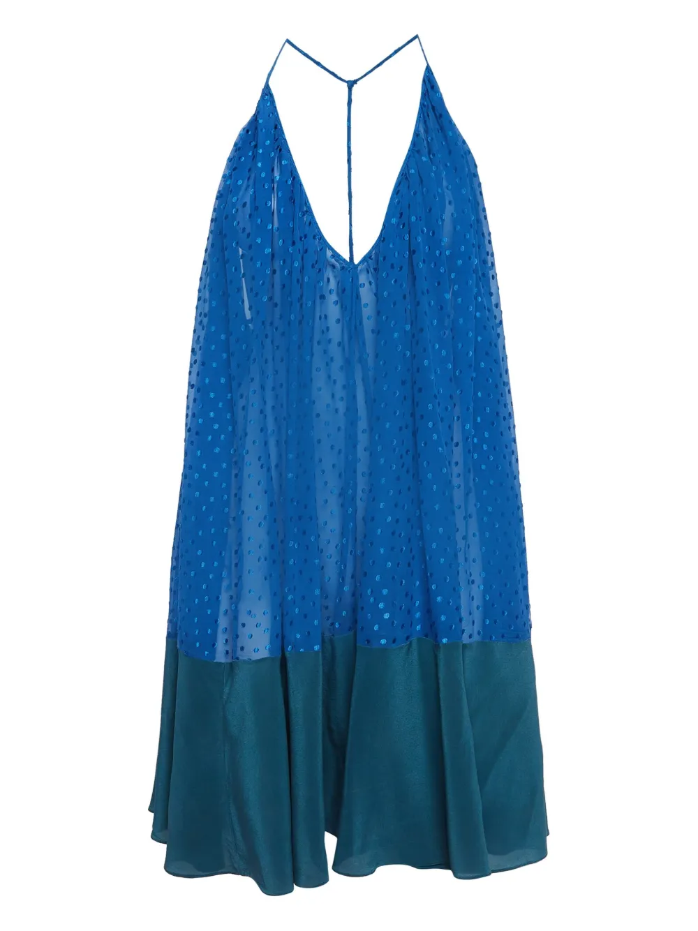 Fendi Pre-Owned Kleid mit Punkte-Print - Blau