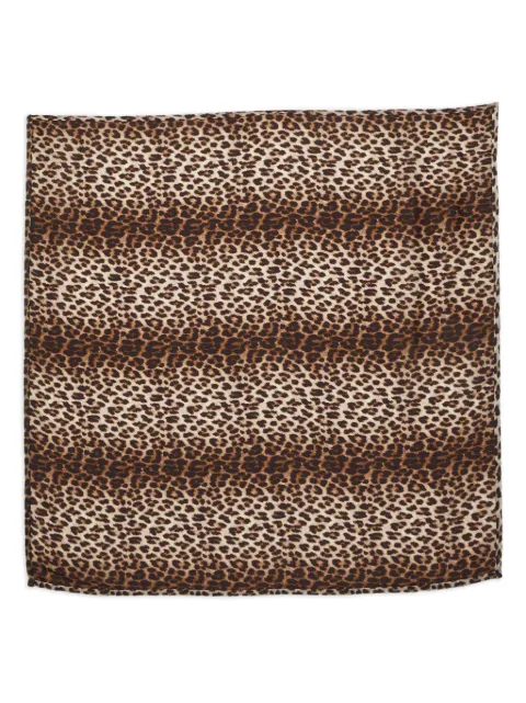 Lanvin Pre-Owned leopard-print scarf