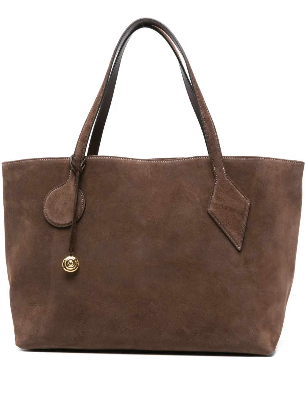 Liffner large suede tote bag | Brown | Image 1