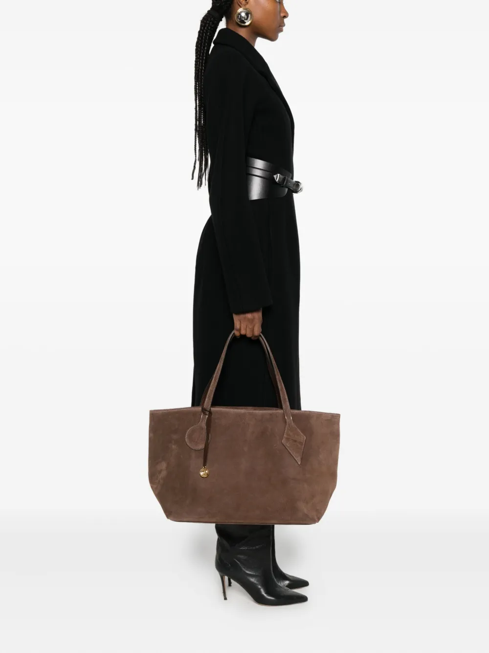 Liffner large suede tote bag | Image 2