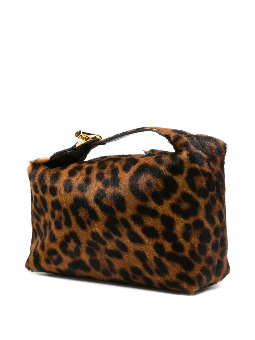 Liffner Leopard-print Mini Bag In Brown