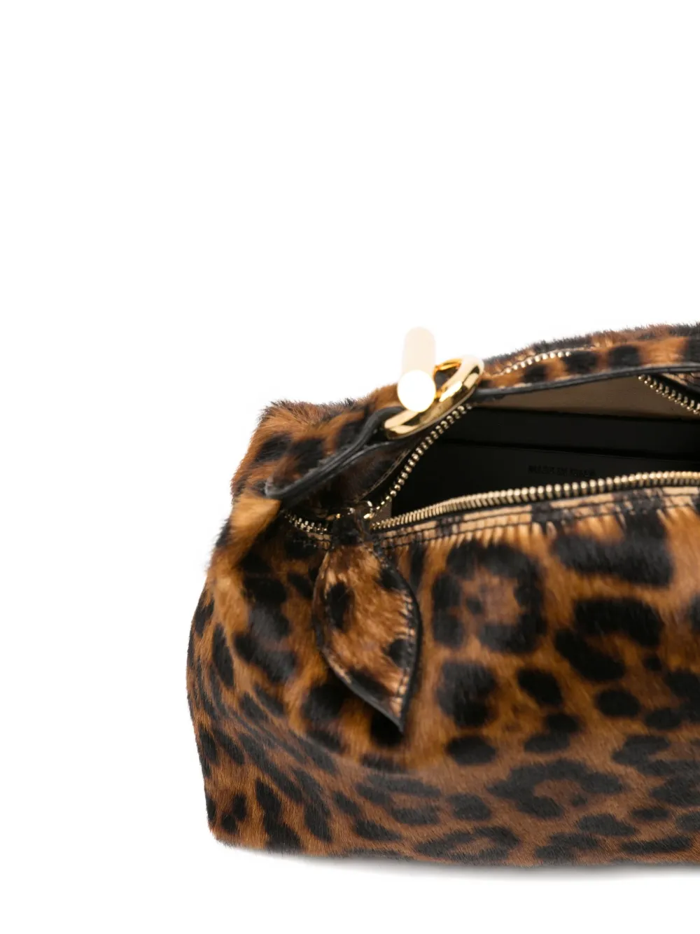 Liffner Leopard-print Mini Bag In Brown