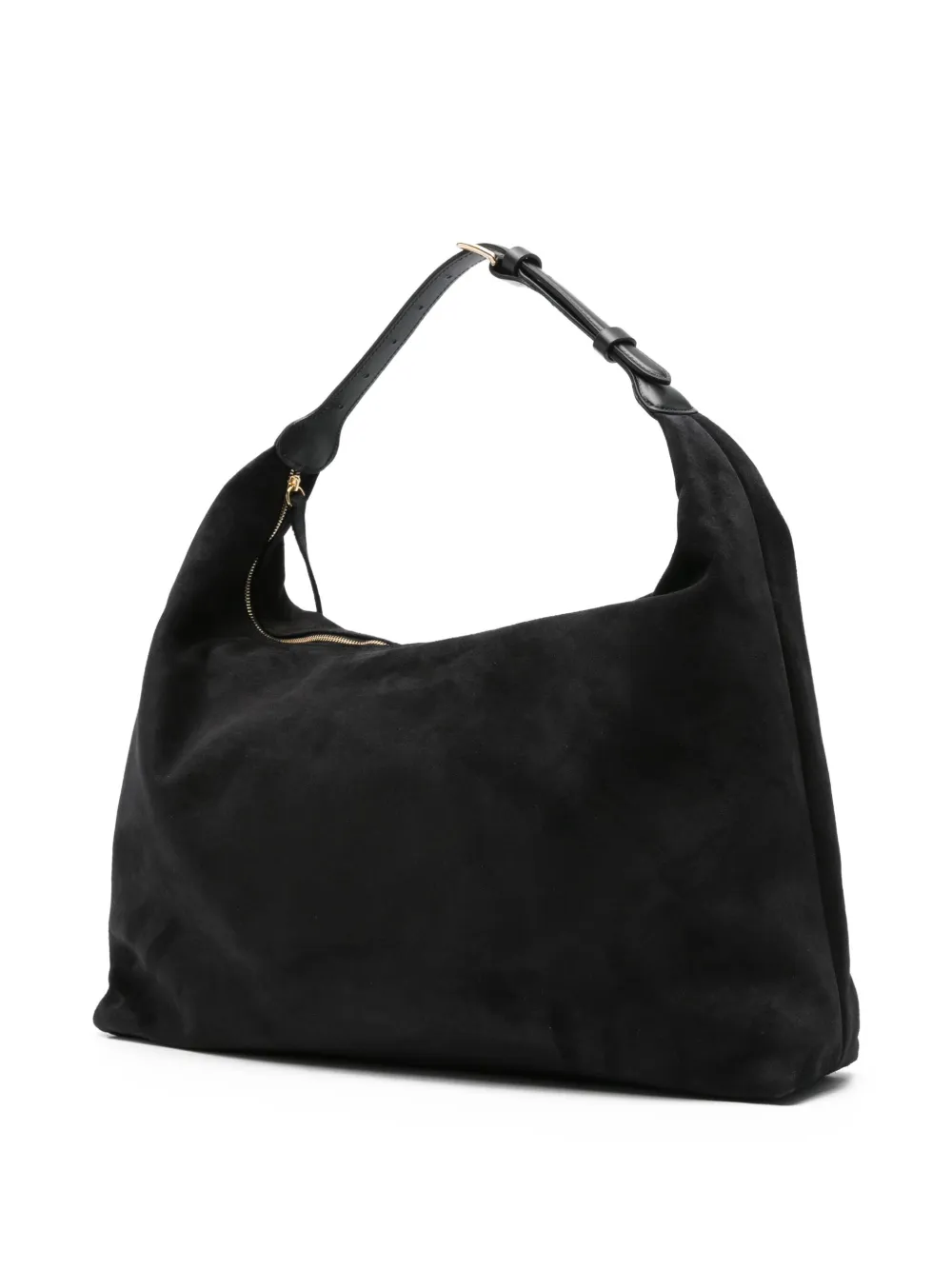 Liffner Suede Bucket Bag In Burgundy