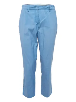 Prada Pre-Owned 2000s cotton-blend Pants | Black | FARFETCH ZA