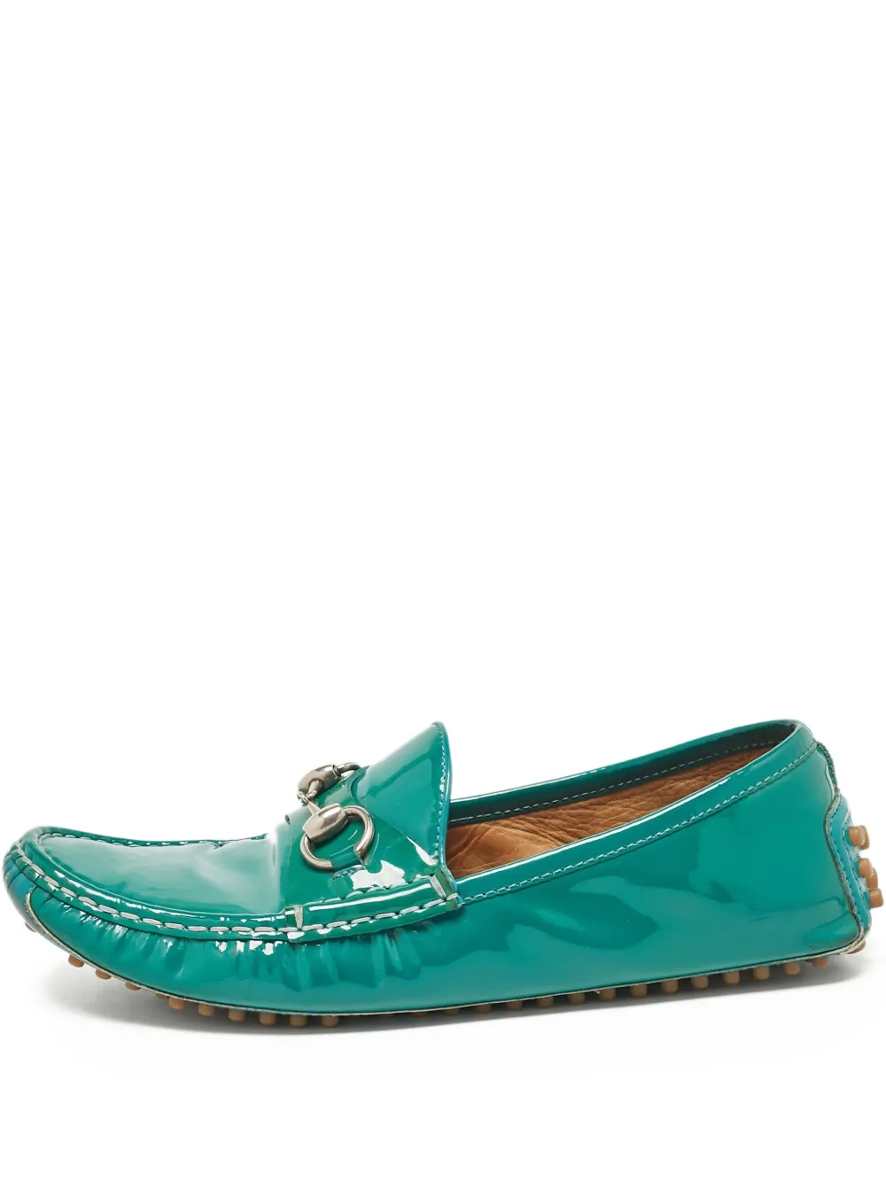 Gucci Pre-Owned ホースビット ローファー - グリーン Gucci Pre-Owned ホースビット ローファー - グリーン
