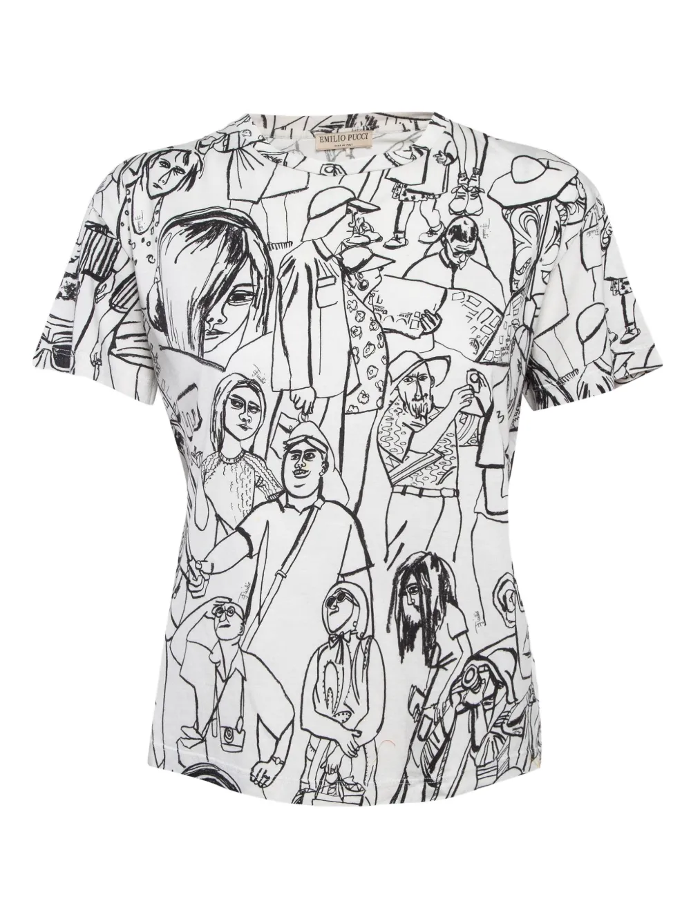 PUCCI Pre-Owned playera de algodón | blanco | Image 1