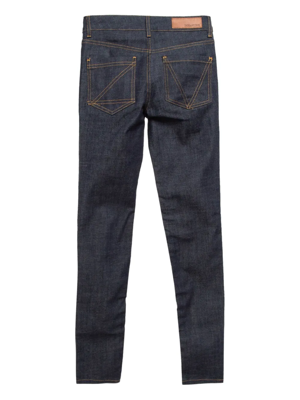 Zadig&Voltaire Pre-owned jeans met logopatch - Blauw