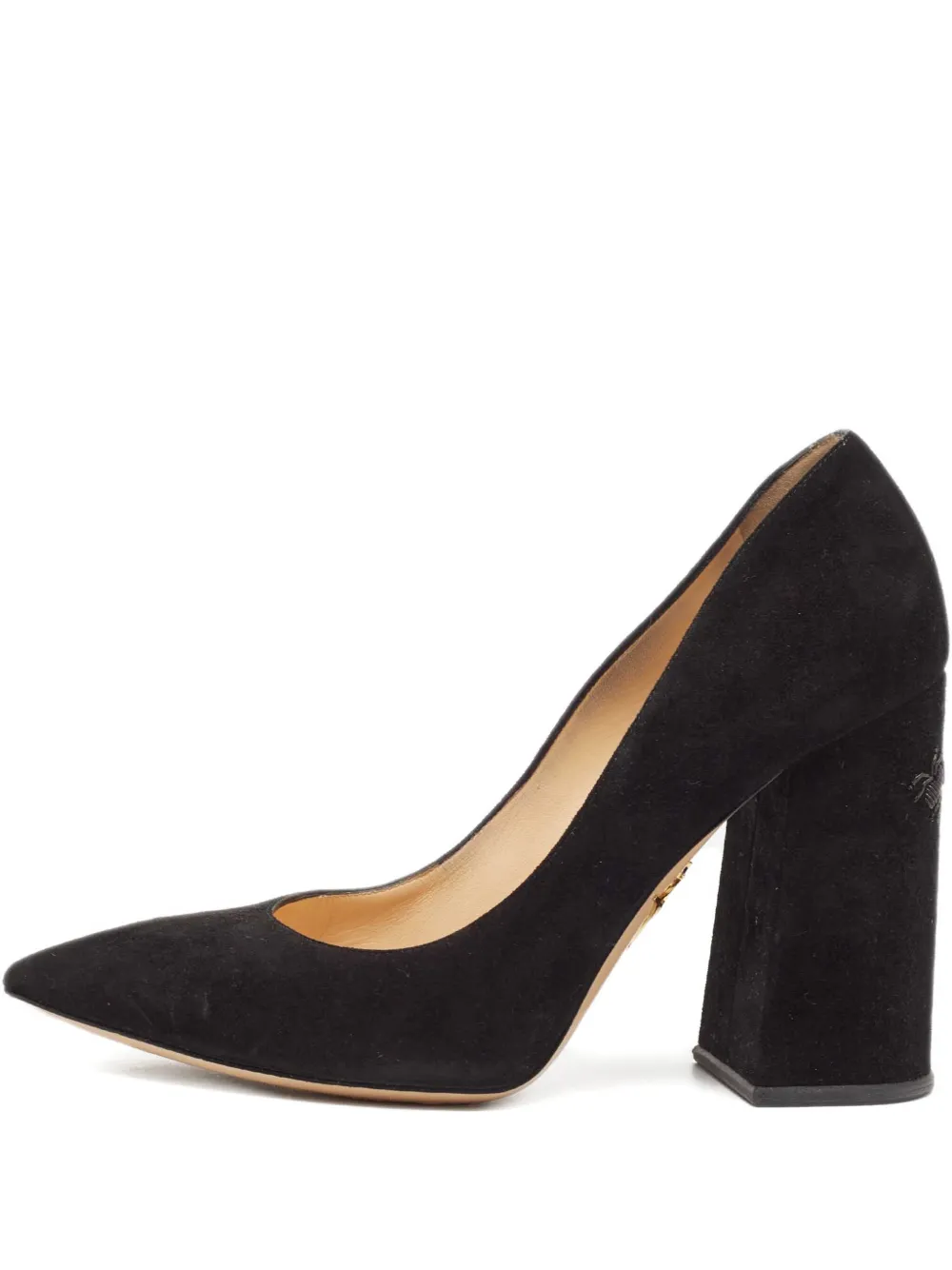 Charlotte Olympia 110mm leather heeled pumps | Black | Image 1