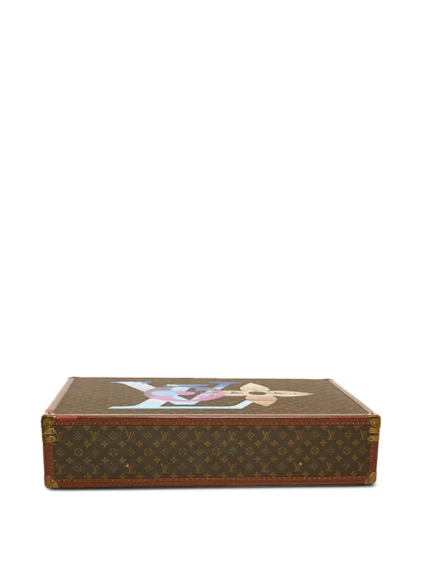 Louis Vuitton Pre-Owned Monogram Bisten 80 Suitcase | Brown | FARFETCH