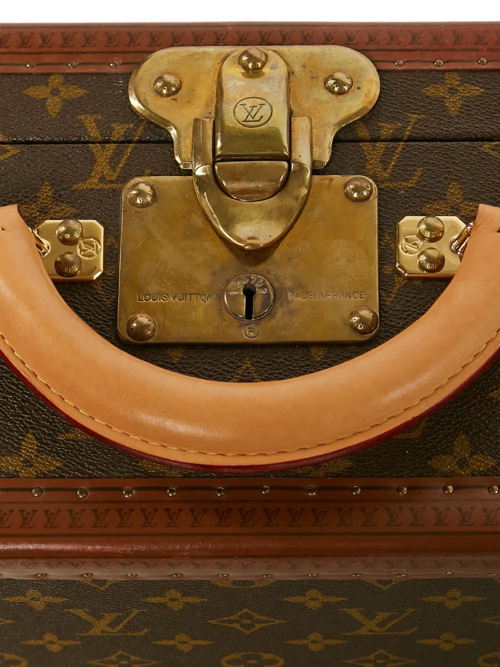 Louis Vuitton Pre-Owned Monogram Bisten 80 Suitcase | Brown | FARFETCH