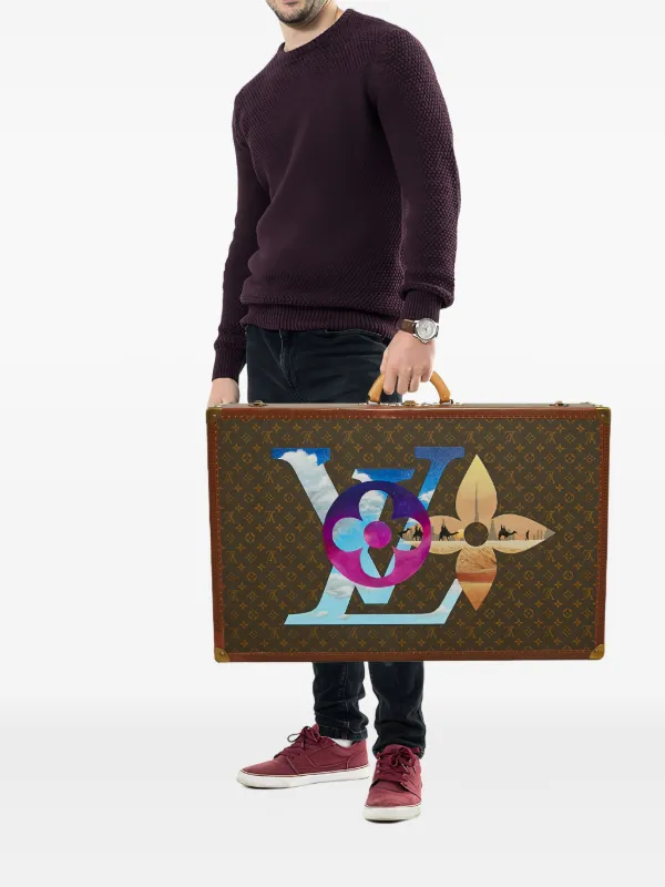 Louis Vuitton Pre-Owned Monogram Bisten 80 Suitcase | Brown | FARFETCH