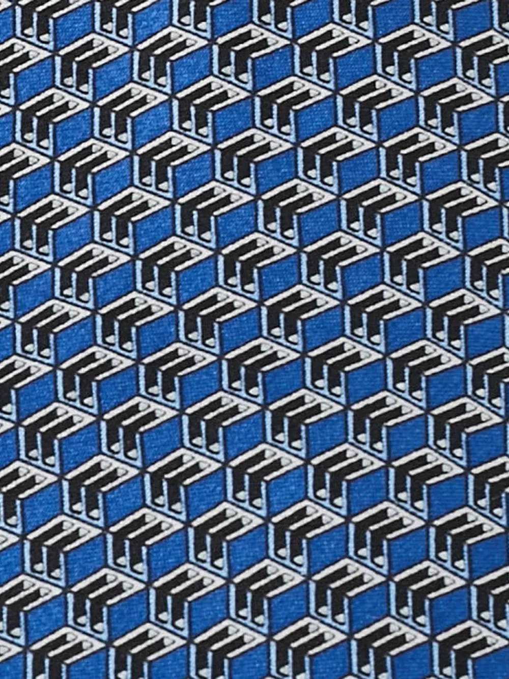 Lanvin Pre-Owned geometric-print silk tie | Pre-Owned | Image 2