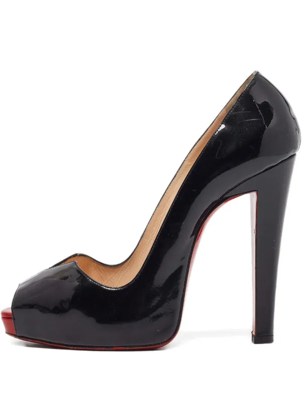 Leather Pumps Black Patent Louboutin Christian Louboutin Pre-Owned
