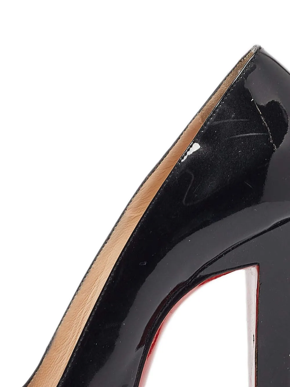 Christian Louboutin Pre-Owned 120 mm lakleren pumps - Zwart