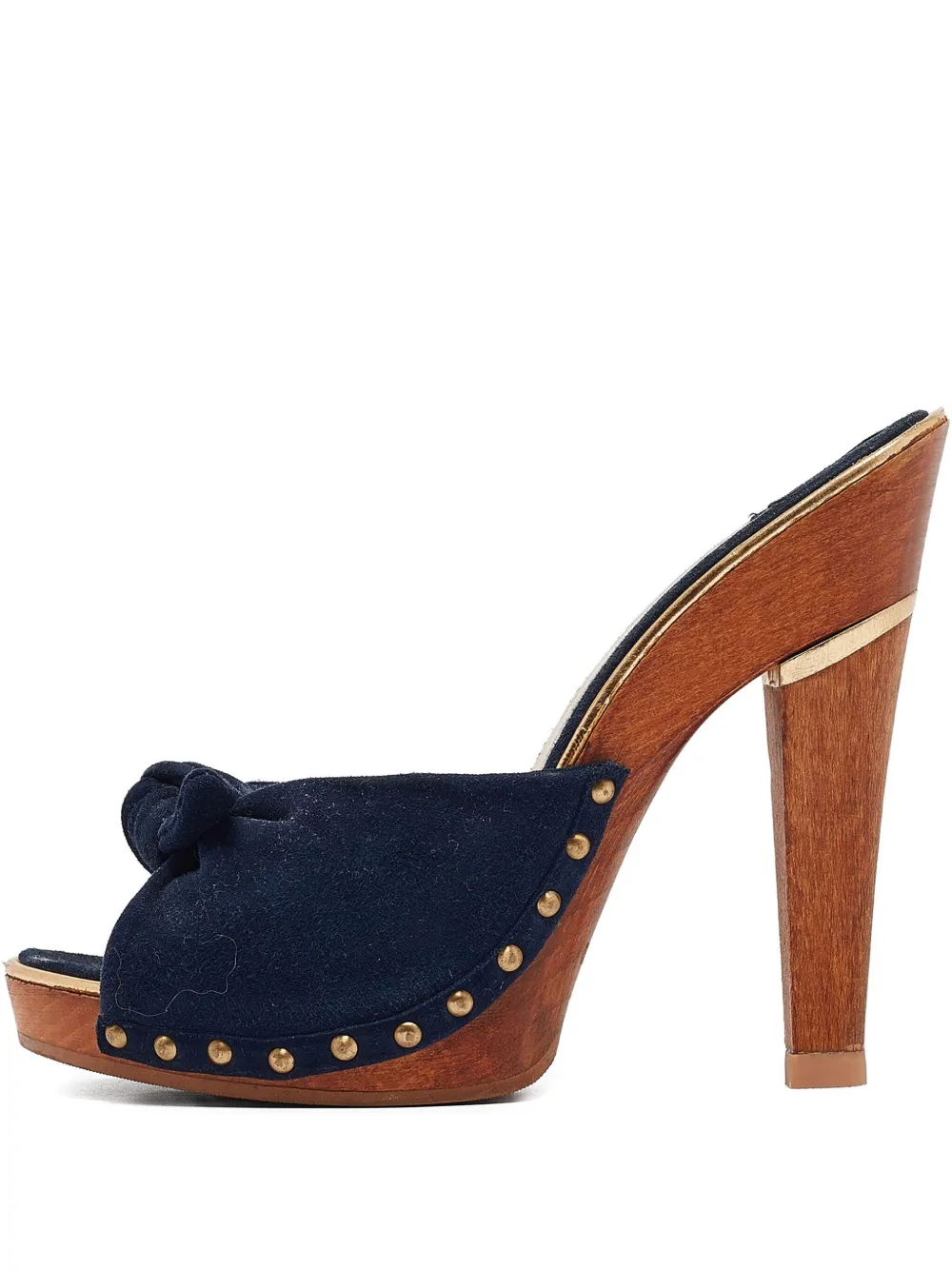 Jimmy Choo Pre-Owned 125mm denim mules | Blue | Image 1