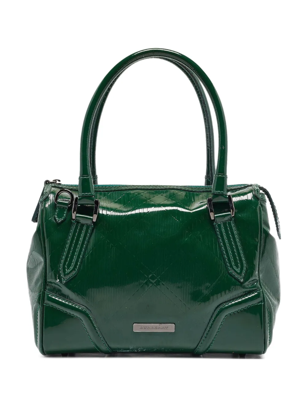 Burberry Pre-Owned leather shoulder bag | Green | Image 1