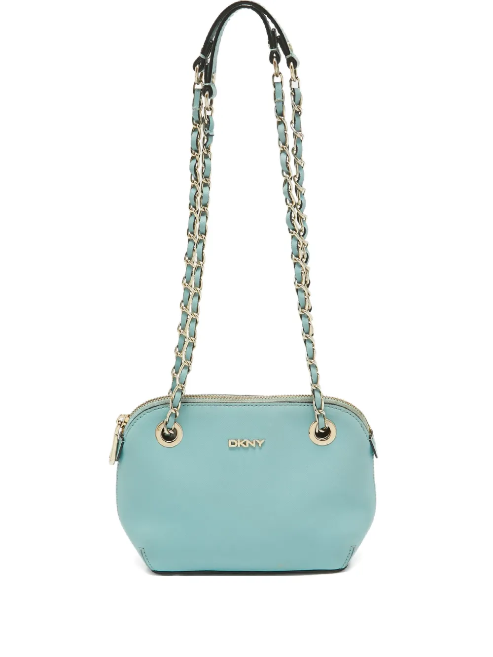 DKNY Vintage leather shoulder bag | Blue | Image 1