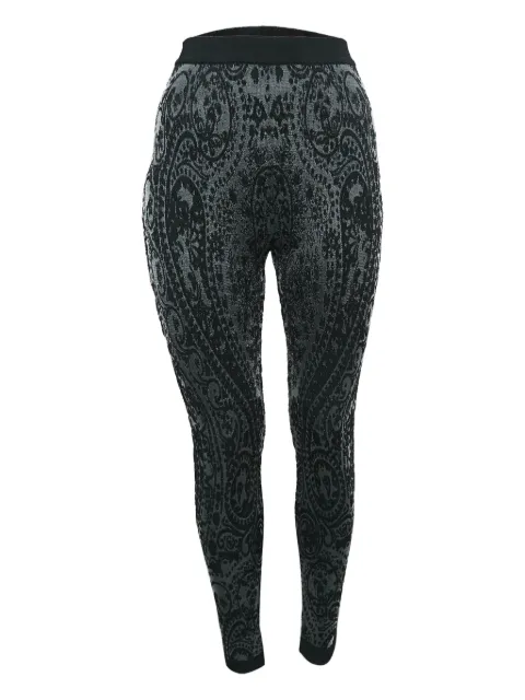 Balmain Pre-Owned jacquard high-rise trousers