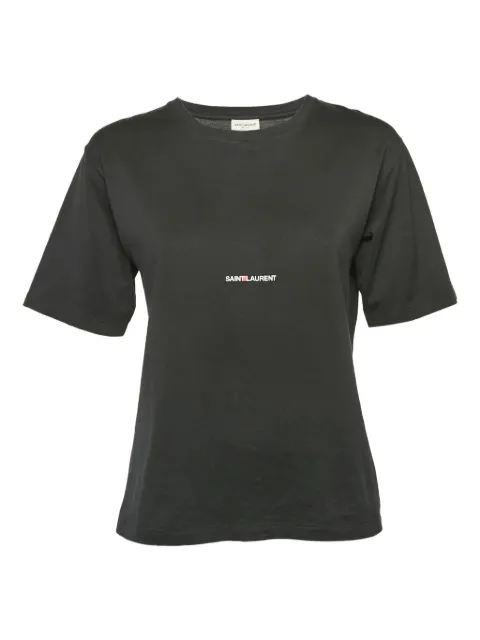 Saint Laurent Pre-Owned playera con logo estampado