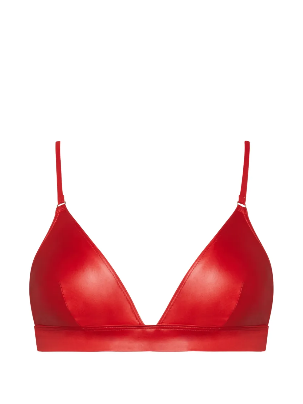 Maison Close Splash bikini top - Rosso