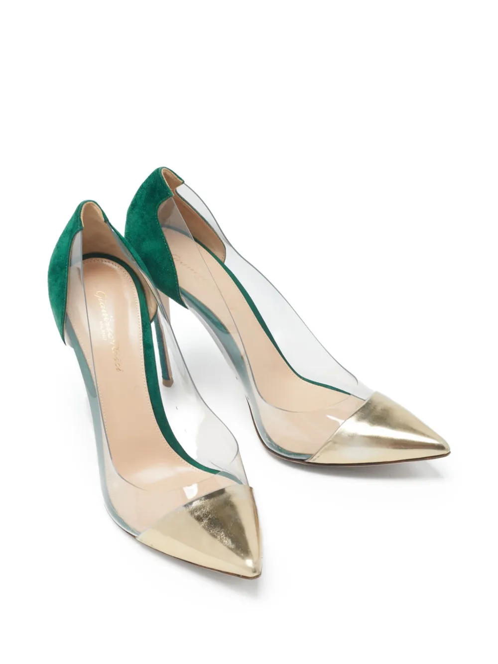 Gianvito Rossi Plexi pointed-toe heeled pumps | Heeled Pumps | Image 2