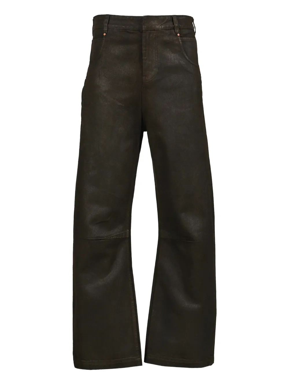 ENTIRE STUDIOS logo-patch jeans | Black | Image 1