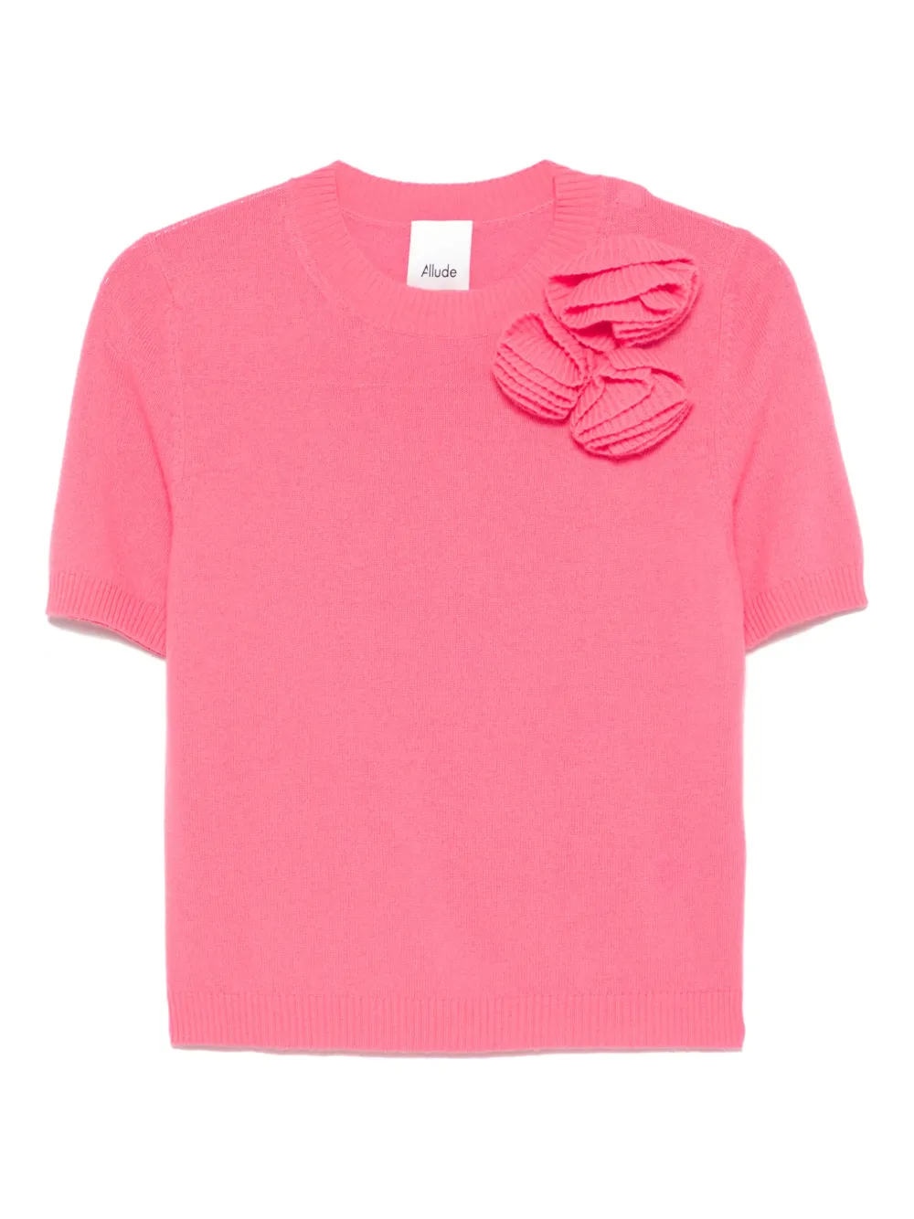 flower-detailing top