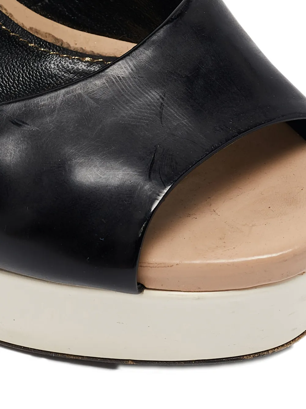 Pre-owned Sergio Rossi Vintage 110mm Leather Sandals In Black