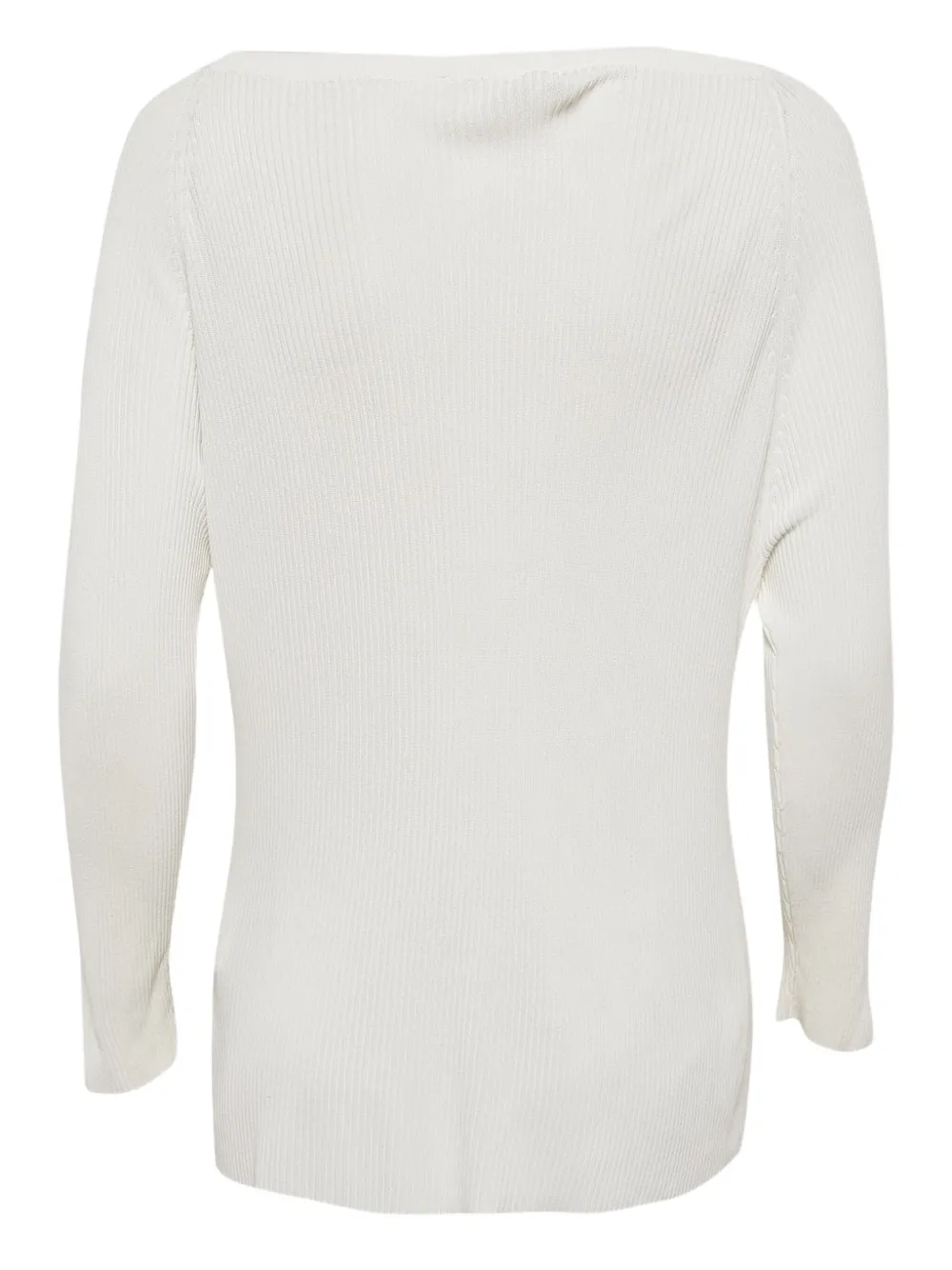 Max Mara Gerippter Pullover mit U-Boot-Ausschnitt | Image 2