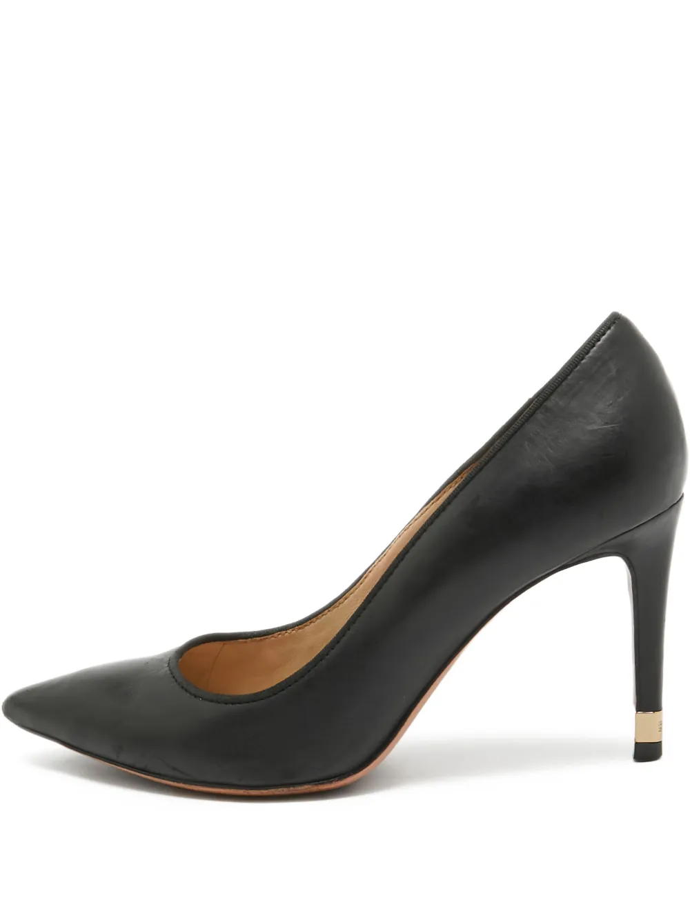 Tory Burch 85mm leather heeled pumps | Black | Image 1