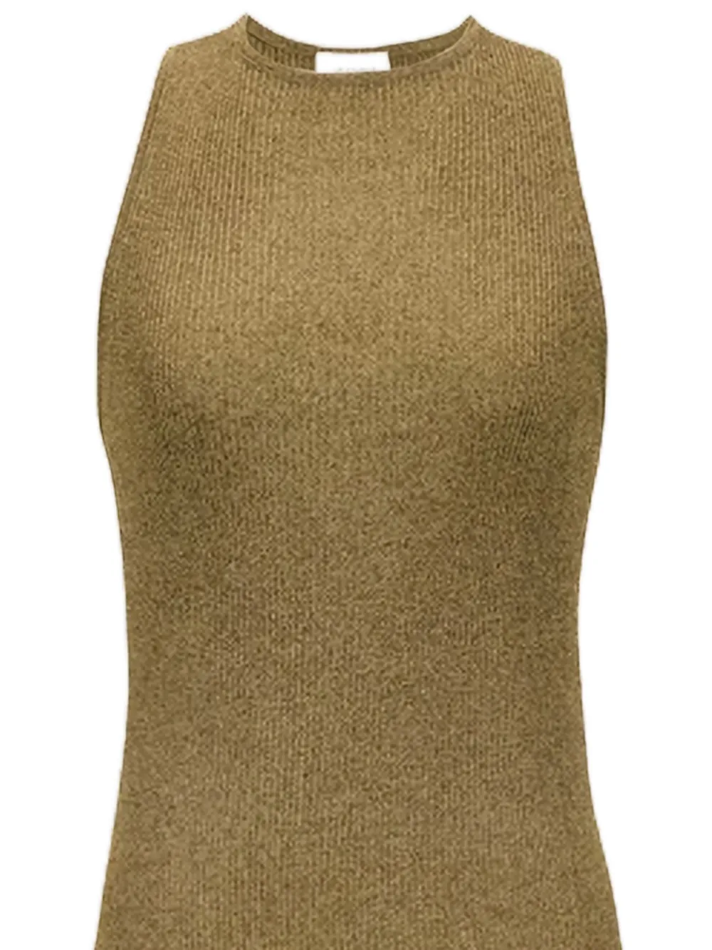 Saint Laurent Mouwloze jurk - Bruin