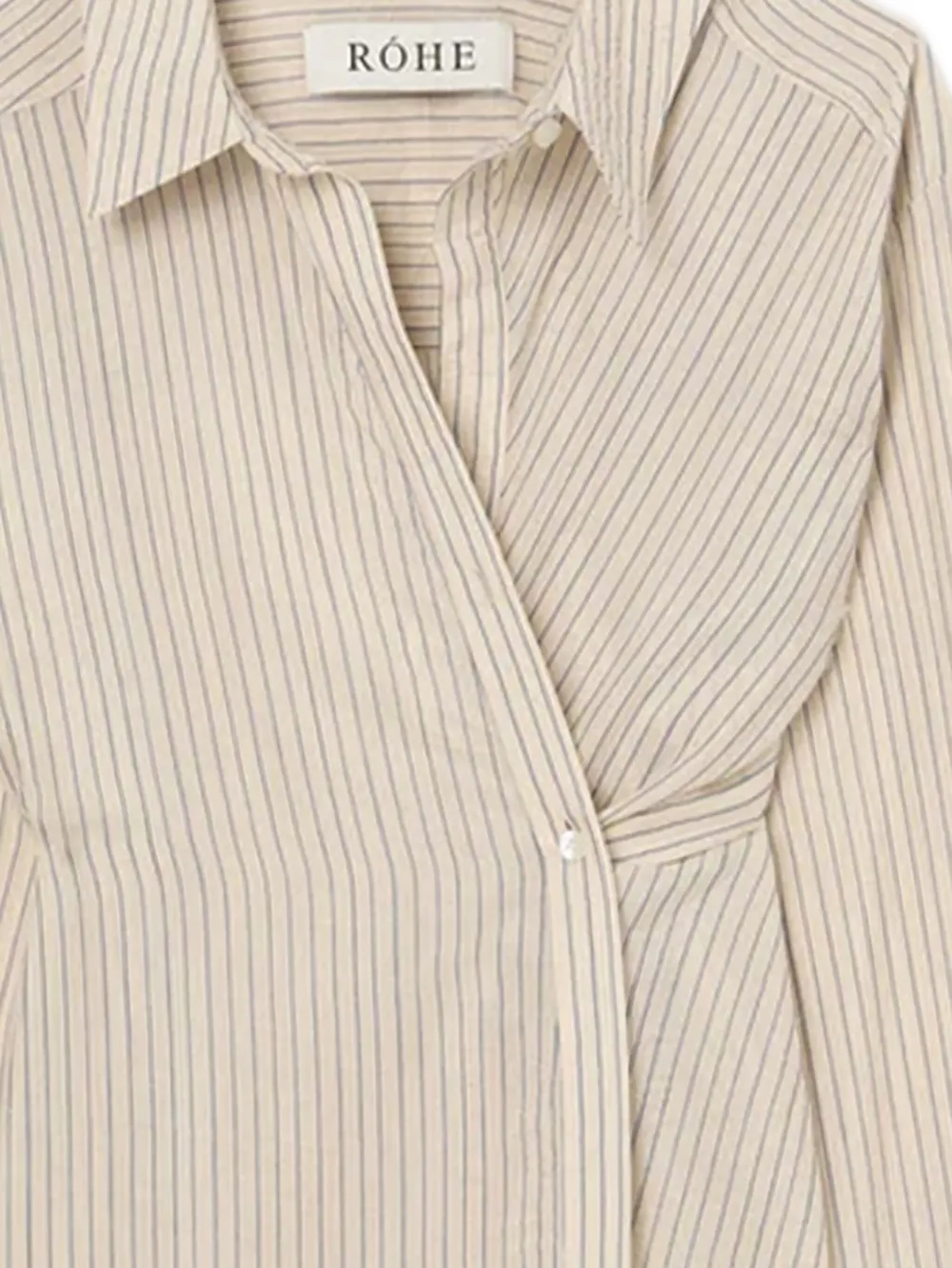 Róhe Asymmetrisch gestreept blouse - Beige
